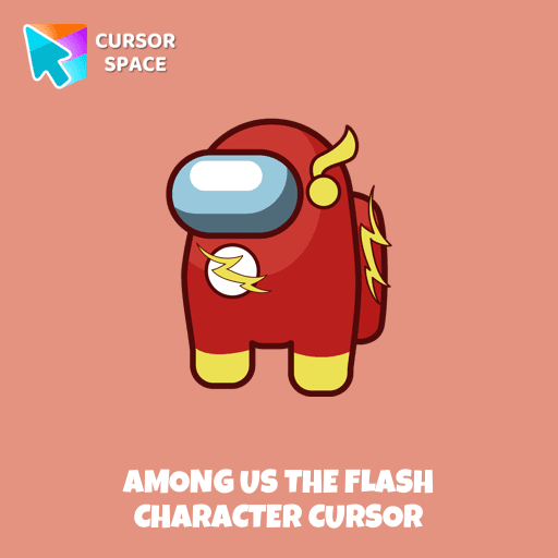 Among Us The Flash Character cursor arrow cursor